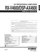 Yamaha RXV-4600 - Service Manual-Part-1
